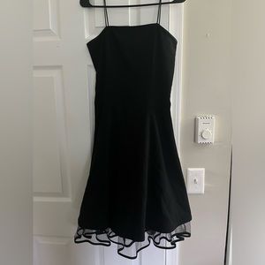 Junior or Petite- Black Formal Dress